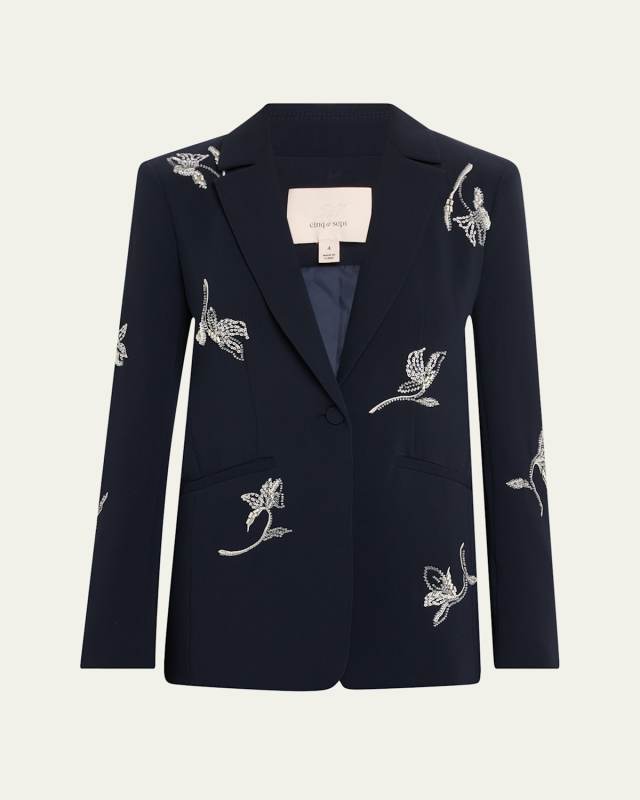 Karlie Falling Lillies Blazer